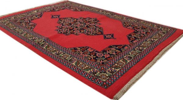 Persian Carpet: Orange Toranj Pattern 4