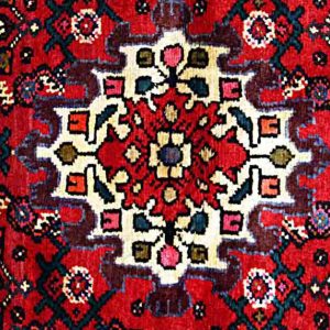 Persian Carpet: Red Hamedan Pattern 10