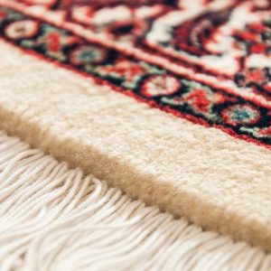 Persian Carpet: Cream Bidjar Pattern 8