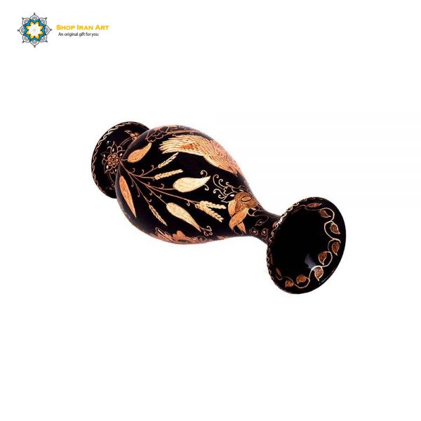 Persian Hand Engraved Copper Flower Vase Eden Design 3