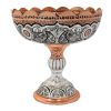 Persian Hand Engraved Traditional Copper Candy Dish, Eden Design 1