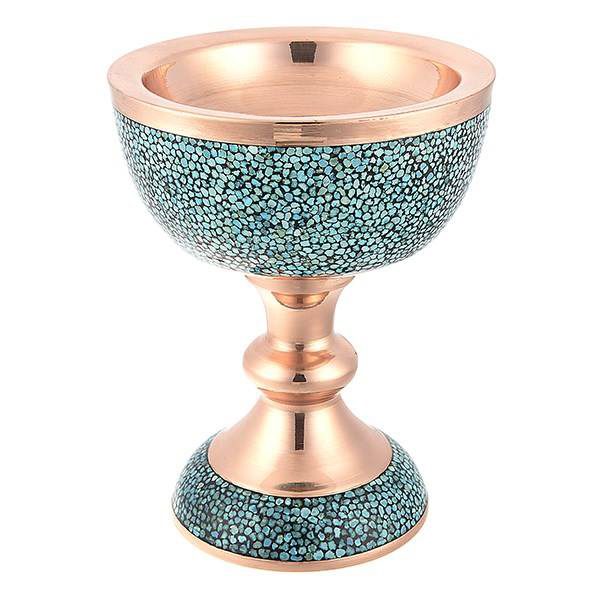 Persian Turquoise Goblet, Diamond Design 1