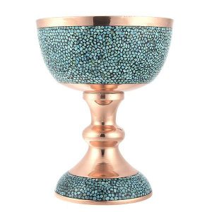 Persian Turquoise Goblet, Diamond Design 5