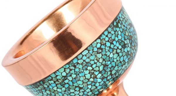 Persian Turquoise Goblet, Spring Design 7