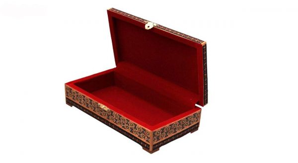 Persian Marquetry Khatam Kari Miniature Eden Jewelry Box 3
