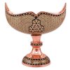 Persian Marquetry Khatam Kari Chalice Copper Diamond Design 1