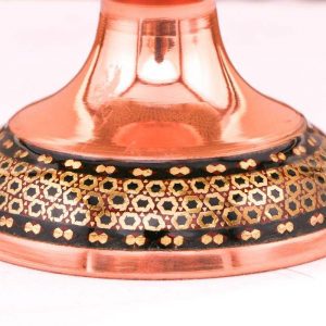 Persian Marquetry Khatam Kari Chalice Copper Diamond Design 6