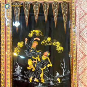 Persian Marquetry Khatam Kari Chess Backgammon Board Case, Eden Design