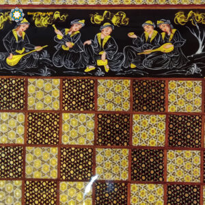 Persian Marquetry Khatam Kari Chess Backgammon Board Case, Eden Design