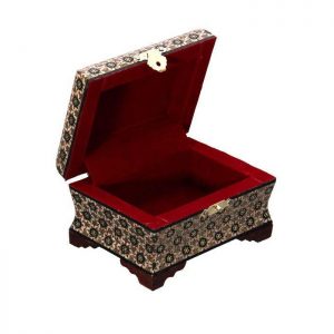 Persian Marquetry Khatam Kari Cosmos Jewelry Box 6