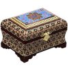 Persian Marquetry Khatam Kari Cosmos Jewelry Box 2