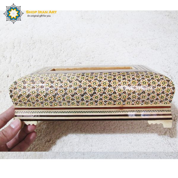 Persian Marquetry Khatam Kari Tissue Box Eastern Design 2