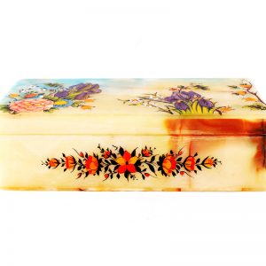 photo of Persian Marble Box with Miniature Painting 2
