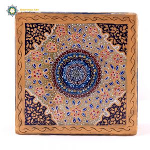 Persian Marble Ring Box Flowers Painting 4