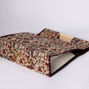 Persian Tapestry ( Qalamkar ) Bag, Oral Design 7