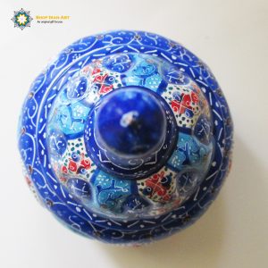 Minakari Persian Enamel Candy Dish, Sea Design 17