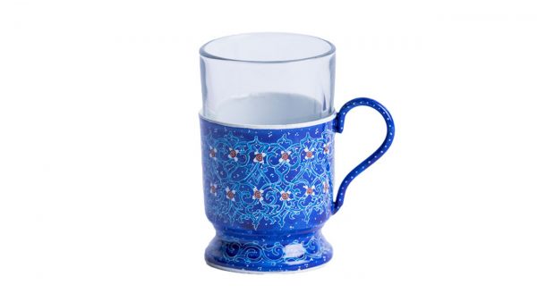 Minakari Persian Enamel Cup, Sky Design 5