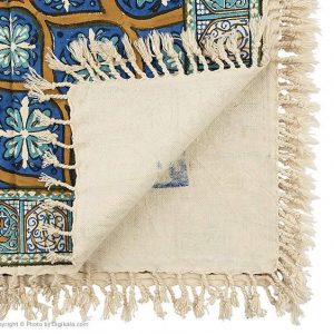 Persian Qalamkar ( Tapestry ) Tablecloth, Sheikh Lotfollah Mosque Dome Design 9