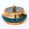 Persian Turquoise Candy Dish, Circle Design 2