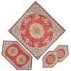 Termeh Luxury Tablecloth, Red Design (4 PCs) 1