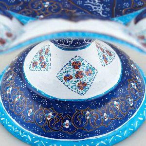 Minakari Persian Enamel Candy Dish, 2 stories 11