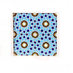 Persian Tile Tray, Sky Design 6