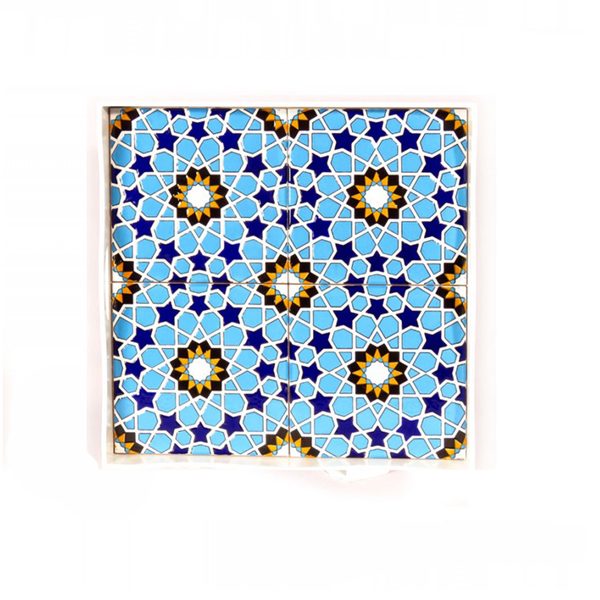 Persian Tile Tray, Sky Design 4