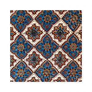 Tapiz persa (Ghalamkar) mantel, diseño de ladrillos 8