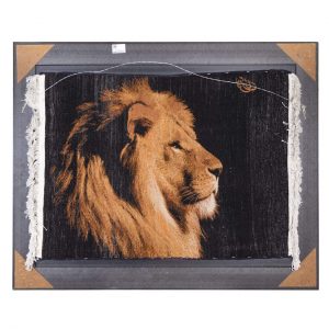 Persian Wall Carpet: The Lion (Handmade) 9