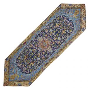 Termeh Luxury Tablecloth, Blue Stone Design (5 PCs) 12