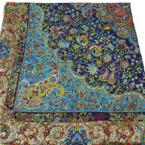 Termeh Luxury Tablecloth, Blue Stone Design (5 PCs) 13