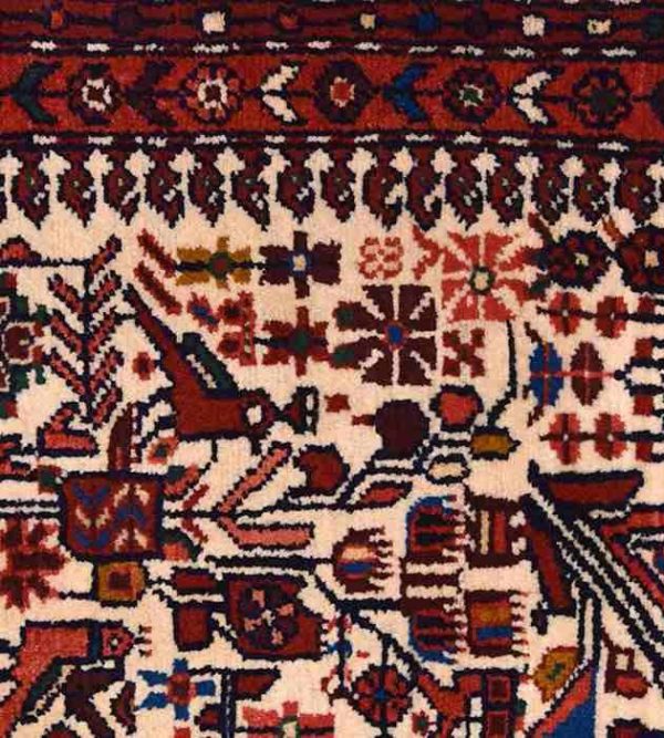Persian Handmade Carpet, Hamedan Pattern 9