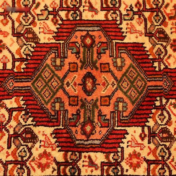 Persian Carpet, Toranj Yellow Pattern 3