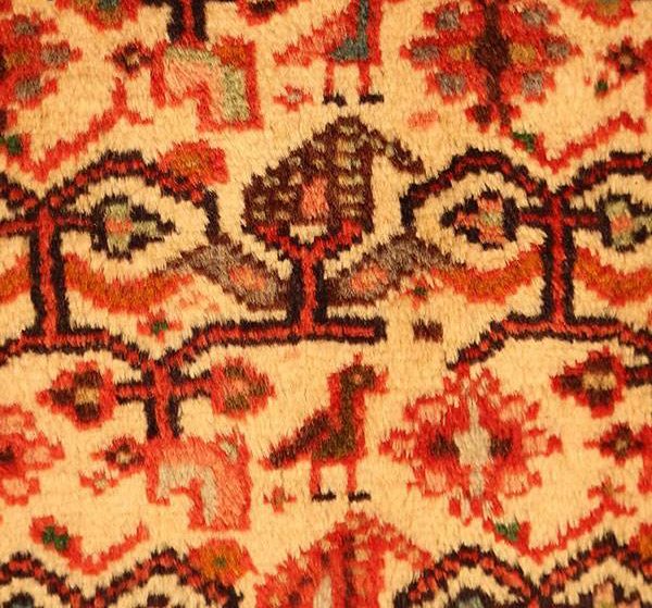 Persian Carpet, Toranj Yellow Pattern 5