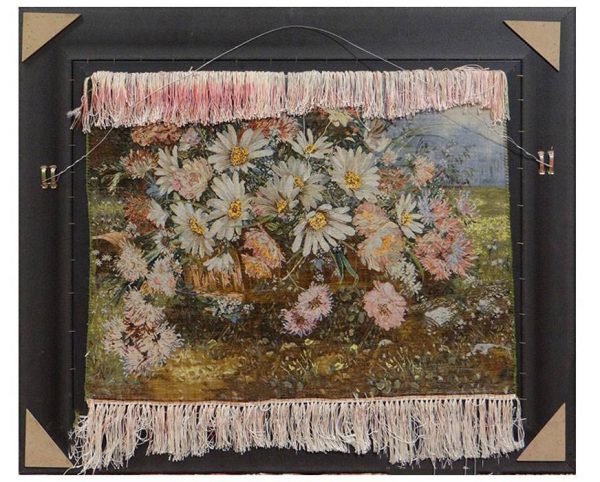 Persian Wall Carpet: Wild Flower (Handmade) 6