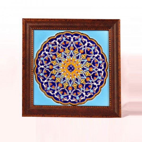 El tablero de azulejos, diseño de ojos azules 3