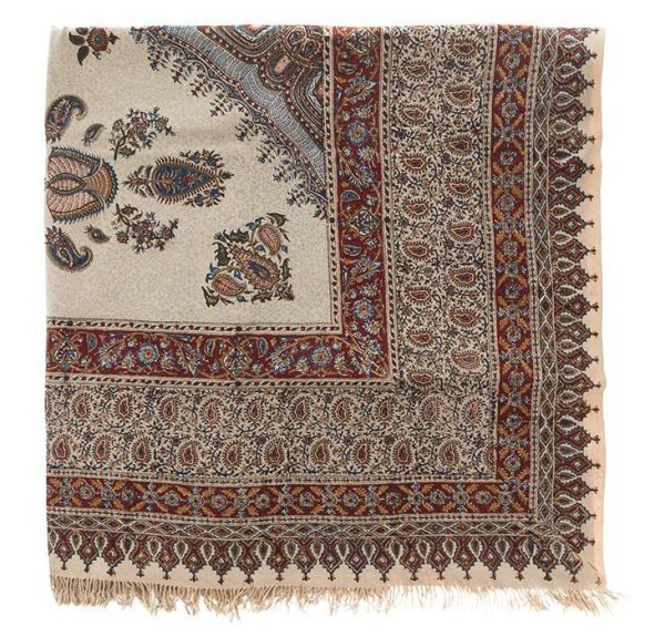 Persian Tapestry (Ghalamkar) Tablecloth, King Design 3