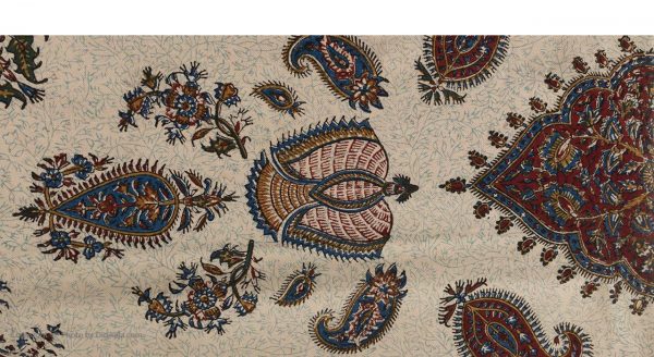 Persian Tapestry (Ghalamkar) Tablecloth, King Design 7
