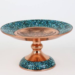 Persian Turquoise Candy Dish, Star Design 13