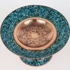 Persian Turquoise Candy Dish, Star Design 1