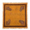 Persian Tapestry ( Qalamkar ) Tablecloth, Gold Design 1