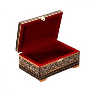 Persian Marquetry Jewelry Box, Fly Design 6