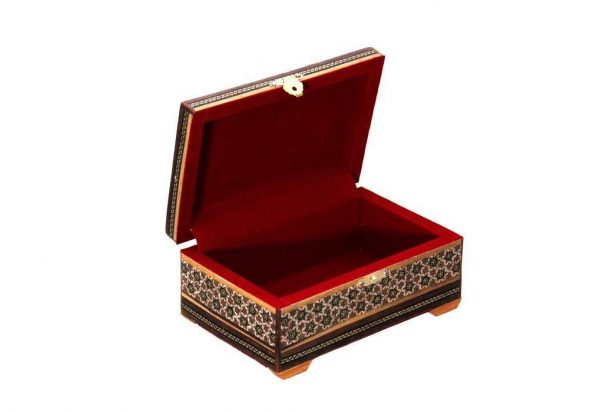 Persian Marquetry Jewelry Box, Fly Design 4