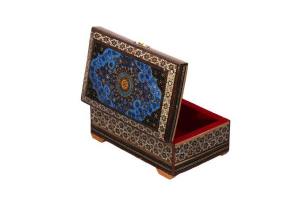 Persian Marquetry Jewelry Box, Fly Design 5