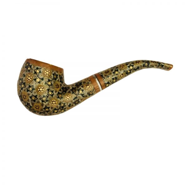Persian Marquetry Khatam Kari Tobacco Pipe, Europe Design 4