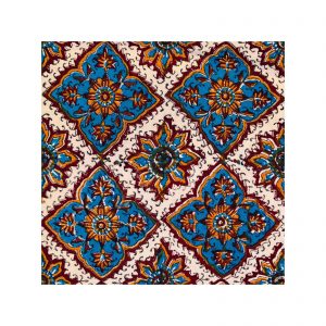 Persian Tapestry (Ghalamkar) Tablecloth, Bricks Design 7