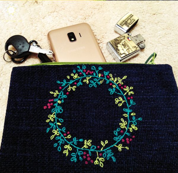 Handbags set, Flower Circle Design (2-pieces) 3