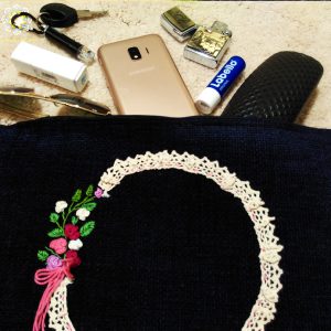 Handbags set, Flower Circle Design (2-pieces) 18