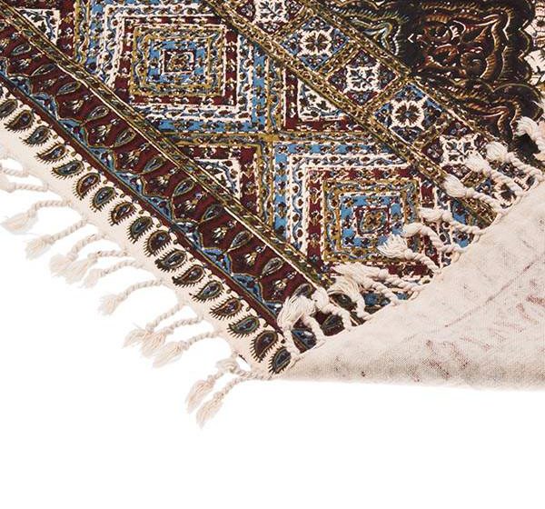 Persian Tapestry ( Qalamkar ) Tablecloth, Life Design 3