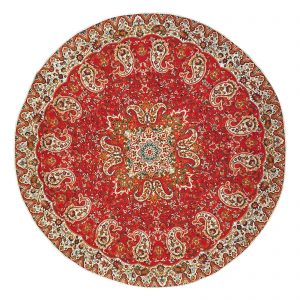 Termeh Luxury Tablecloth, Red Atlas Design (5 PCs) 9